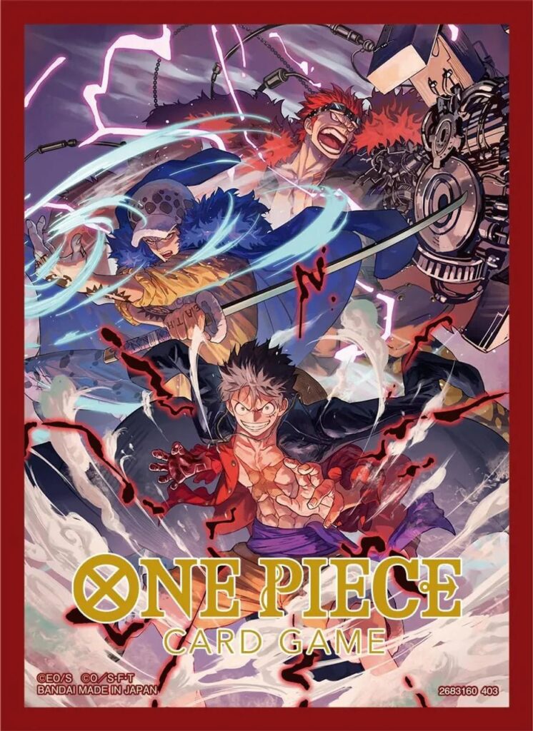 One Piece official sleeves - 3 Captains
